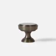 Meble modułowe i akcesoria - Gałka meblowa mosiężna G2 30x26 kolor szary - miniaturka - grafika 1