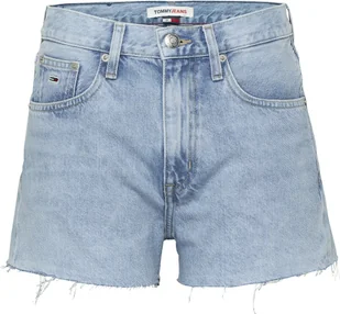 TOMMY HILFIGER DAMSKIE KRÓTKIE SPODENKI HOTPANT BF0012 DENIM DW0DW12458 1AB 26 - Spodenki damskie - miniaturka - grafika 1