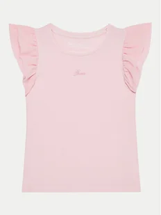 Guess Bluzka K5RI22 K6YW4 Różowy Regular Fit - Bluzki damskie - miniaturka - grafika 1