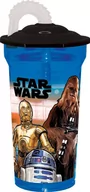 Bidony dla dzieci - Disney Bidon ze słomką Star Wars, 350 ml - miniaturka - grafika 1