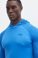 Bluzy sportowe męskie - Helly Hansen bluza funkcyjna Lifa Active Solen kolor niebieski 49530 - miniaturka - grafika 1