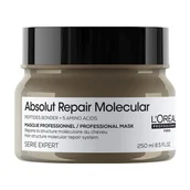 Maski do włosów - Loreal Absolut Repair Molecular, maska wypełniająca strukturę molekularną włosów, 250ml - miniaturka - grafika 1