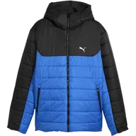 Kurtki męskie - Kurtka męska Puma ESS Hooded Padded niebiesko-czarna 685211 13 - miniaturka - grafika 1