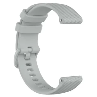 Pasek uniwersalny Alogy Strap z klamrą na smartwatch zegarek 18mm szary - Akcesoria do smartwatchy - miniaturka - grafika 3