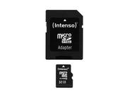 Karty pamięci - Intenso MicroSDHC Class 10 32GB (3413480) - miniaturka - grafika 1