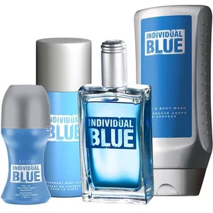 AVON avon_Zestaw upominkowy Individual Blue_4 szt+torba - Zestawy perfum damskich - miniaturka - grafika 2