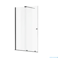Kabiny prysznicowe - Excellent Ortigo Walk-in kabina prysznicowa 120x200 cm, czarny mat KAEX.5012.K.1200.BL - miniaturka - grafika 1