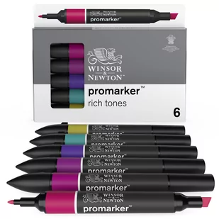 Promarker 6 Rich Tones - Przybory szkolne - miniaturka - grafika 2