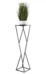 HowHomely Kwietnik nowoczesny LOFT czarny 100 cm DD.15169 - Kwietniki - miniaturka - grafika 1