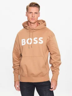 Boss Bluza 50496661 Beżowy Oversize - BOSS - Bluzy męskie - miniaturka - grafika 1