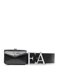 Emporio Armani Pasek Damski Y3I317 Y389E 80001 Czarny - Paski - miniaturka - grafika 1