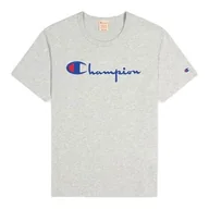 Koszulki sportowe męskie - Koszulka sportowa męska Champion Reverse Weave Script Logo - miniaturka - grafika 1
