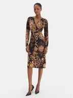 Sukienki - Rinascimento Sukienka koktajlowa CFC0020153002 Czarny Slim Fit - miniaturka - grafika 1