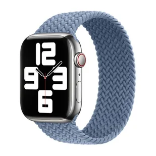 Apple Opaska APPLE WATCH BRAIDED STRAP SOLO MP983ZM/A 40/41/42MM SLATE BLUE SIZE 4 ORYGINALNA PLOMBA - Akcesoria do smartwatchy - miniaturka - grafika 1
