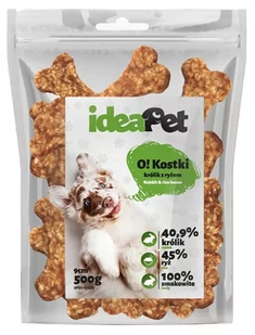IdeaPet Kostki królik z ryżem 9cm 500g - Przysmaki dla psów - miniaturka - grafika 1