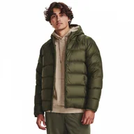 Kurtki męskie - Męska kurtka z puchem naturalnym Under Armour UA Storm Armour Down 2.0 Jkt - oliwkowa/khaki - miniaturka - grafika 1
