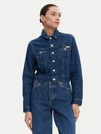 Kurtki damskie - Calvin Klein Jeans Kurtka jeansowa 90's J20J225183 Niebieski Regular Fit - miniaturka - grafika 1