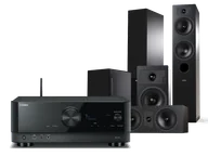 Kino domowe - Yamaha RX-V4A (czarny) + Tesi 5 + 2 + 7 (czarny) - miniaturka - grafika 1