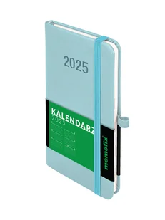 Kalendarz 2025, A6, błękitny - Kalendarze - miniaturka - grafika 1