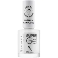 Lakiery do paznokci - Rimmel London London Super Gel STEP1 lakier do paznokci 12 ml 090 Porcelain - miniaturka - grafika 1