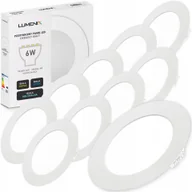 Lampy sufitowe - 10x Panel plafon sufitowy Led Podtynkowy Okrągły 6W 540lm Niemruga CCD Slim - miniaturka - grafika 1