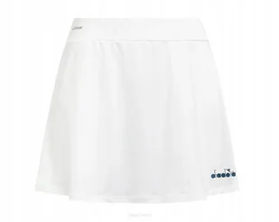 Spódniczka tenisowa Diadora Skirt Icon biała XL - Sukienki i spódnice sportowe - miniaturka - grafika 1