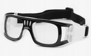 Okulary sportowe korekcyjne czarne plusy +1 - Okulary korekcyjne, oprawki, szkła - miniaturka - grafika 1