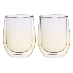 Altom 2-częściowy zestaw szklanek termicznych Andrea, 300 ml, żółty - Szklanki - miniaturka - grafika 1