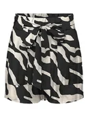 Spodenki damskie - ONLY Szorty "Nova" w kolorze czarno-białym - miniaturka - grafika 1