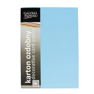 Papier ozdobny Galeria Papieru Gładki satynowany granatowy 210g/m2 20ark. - Opakowania i torebki na prezenty - miniaturka - grafika 1