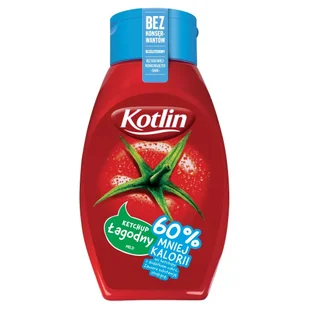 Kotlin KETCHUP ŁAGODNY 60% MNIEJ KALORII 450 G zakupy dla domu i biura 49295439 - Ketchup - miniaturka - grafika 1