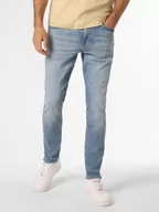 Spodnie męskie - Tommy Jeans - Jeansy męskie  Austin, niebieski - miniaturka - grafika 1