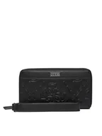 Portfele - Guess Duży Portfel Męski SMBOMG LEA77 Czarny - miniaturka - grafika 1