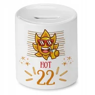 Skarbonki - Skarbonka na Urodziny 22 22te 22-te na Prezent z Nadrukiem ze Zdjęciem - miniaturka - grafika 1