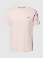Koszulki męskie - T-shirt z bawełny z detalem z logo - miniaturka - grafika 1