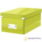 Pojemniki biurowe - Pudełko Leitz Click&Store Wow 206x147x352mm, RÓŻOWY - miniaturka - grafika 1