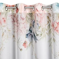 Zasłony - Zasłona EUROFIRANY Arlena 135 x 250 cm Biało-różowy - miniaturka - grafika 1
