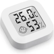 Stacje pogodowe - Miniaturowy termometr i higrometr wewnętrzny, monitor temperatury i wilgotności, wskaźnik komfortu termometru i higrometru - miniaturka - grafika 1