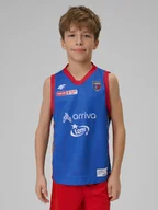 Koszulki dla chłopców - 4F Koszulka meczowa replika domowa z sezonu 2025/26 dziecięca 4F x Twarde Pierniki - granatowa 98/104 - miniaturka - grafika 1