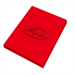 Papier kolorowy Protos A4 czerwony 80g 100ark - Pozostałe książki - miniaturka - grafika 1