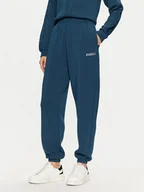 Spodnie sportowe damskie - Guess Spodnie dresowe V4BB13 K7UW2 Niebieski Regular Fit - miniaturka - grafika 1