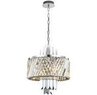 Lampy sufitowe - Lampa wisząca glamour chrom E7-A37 - miniaturka - grafika 1