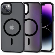 Etui i futerały do telefonów - Tech-Protect Etui Airmatt Pro Magsafe do Apple iPhone 14 Plus Czarny - miniaturka - grafika 1