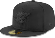 Czapki dla dzieci - Czapka dziecięca New Era 59Fifty - BLACK Miami Dolphins - 6 3/4 - miniaturka - grafika 1