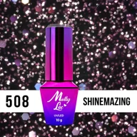 Lakiery hybrydowe - Molly Lac Lakier hybrydowy MollyLac Bling it on! Shinemazing 10 g Nr 508 - miniaturka - grafika 1