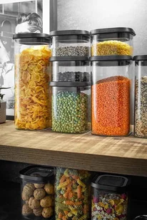 Pojemnik szklany PANTRY, 1400 ml - Pojemniki kuchenne - miniaturka - grafika 5