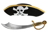 Dodatki do strojów karnawałowych - ZESTAW PIRACKI 2el - miniaturka - grafika 1