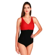 Stroje kąpielowe - Strój damski czarny j.czerwony M - miniaturka - grafika 1