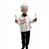 Stroje karnawałowe - Strój Kostium Przebranie Szef Kuchni Kucharz Karnawał Cosplay Party - miniaturka - grafika 1