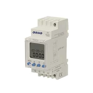 Orno Elektroniczny programator czasowy, 52 programy, 3 języki menu, 2 moduły, DIN TH-35mm OR-PRE-433 - Inne akcesoria elektryczne - miniaturka - grafika 1